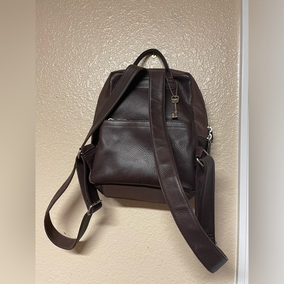 Vintage 1954  Fossil Brown Leather Backpack main image 16